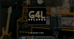 Desktop Screenshot of g4lrecords.com